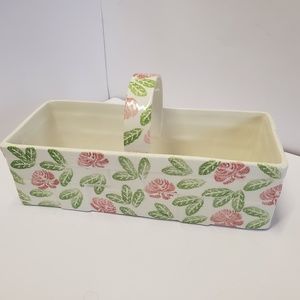 Vintage Bassano Italy Ceramic basket